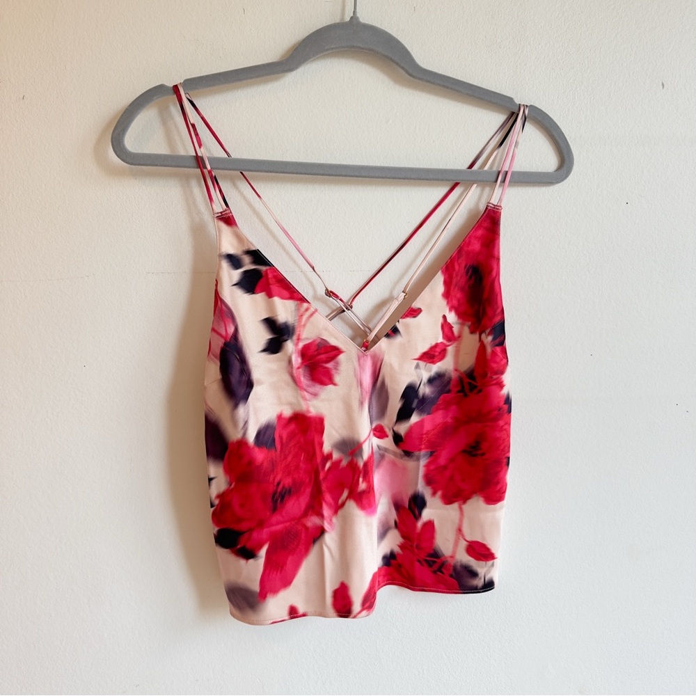 Victoria’s Secret NWT Floral Cami | Strappy Back | Boxy Fit | XS